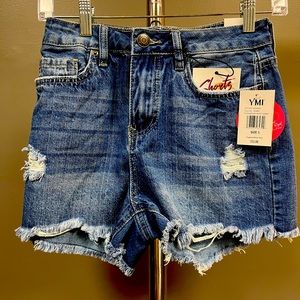 Brand new YMI jean shorts with tags. Originally $30